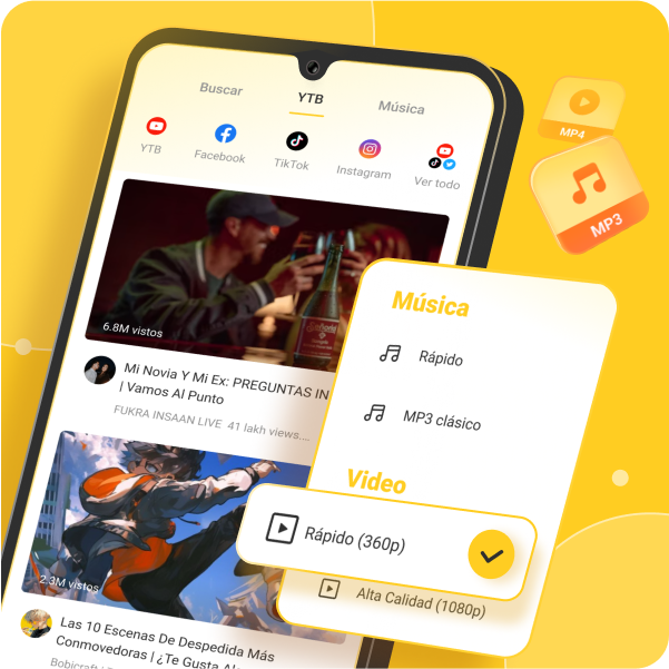 Una sola aplicación para todas tus descargas de videos y música