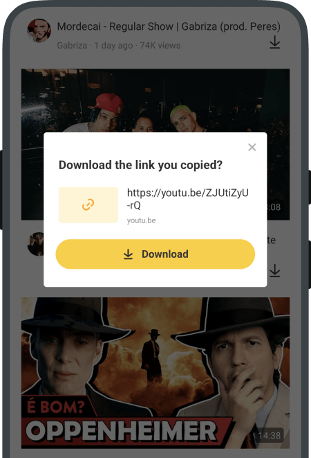 Download Video from Copied URLs