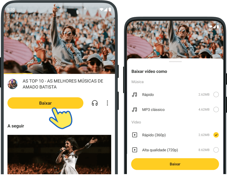 Recursos do Aplicativo Snaptube